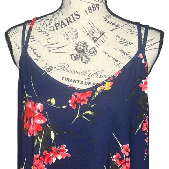 Papermoon (2X) Basima Back Detail Knit Top Stitch Fix Strappy Casual V Neck Tank - Picture 9 of 12